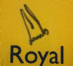 Ernie Els Signed 2012 Open Championship Screen Flag