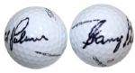Lot of 3 Signed Golf balls: 'The Big 3' - Arnold Palmer, Jack Nicklaus, and Gary Player