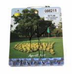 2007 Masters Badge Signed by Zach Johnson