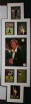 Arnold Palmer and Jack Nicklaus Signed Mounted House Flag with Other Accompanying Pictures
