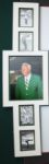 Arnold Palmer and Jack Nicklaus Signed Mounted House Flag with Other Accompanying Pictures