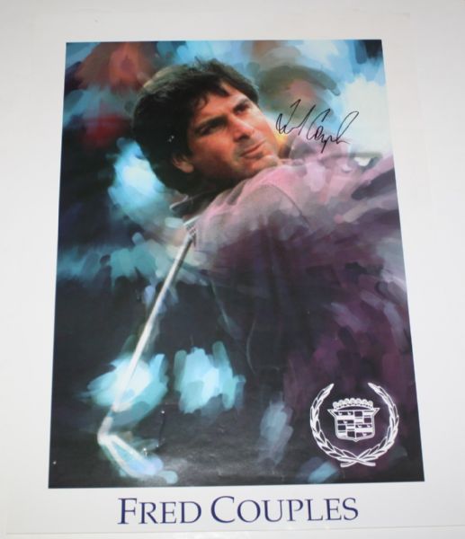 Fred Couples Signed Buick Poster