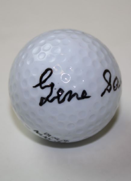 Gene Sarazen Signed Golf Ball - Grand Slam Champion