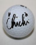 Chi Chi Rodriguez Signed Golf Ball