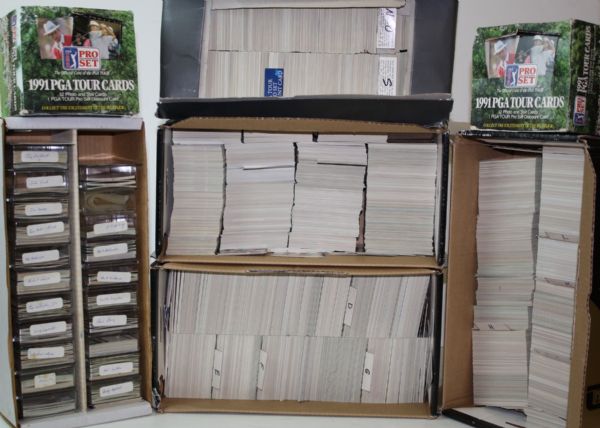 Lot of 5,000 Pro-Set Golf Cards