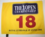 Lot of 5: 2001 The Open Championship Flag - Royal Lytham and St. Innes