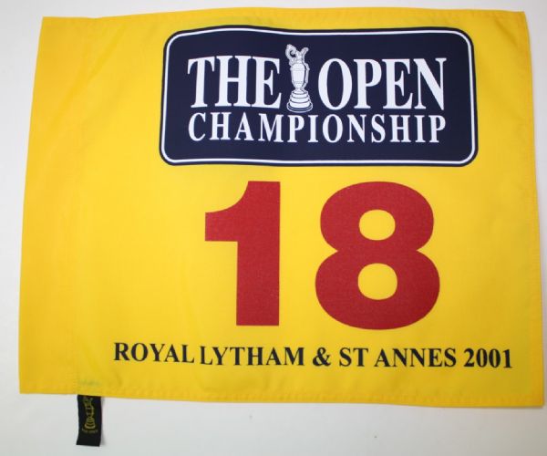 Lot of 5: 2001 The Open Championship Flag - Royal Lytham and St. Innes