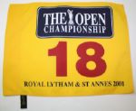 Lot of 5: 2001 The Open Championship Flag - Royal Lytham and St. Innes