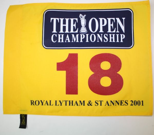 Lot of 5: 2001 The Open Championship Flag - Royal Lytham and St. Innes
