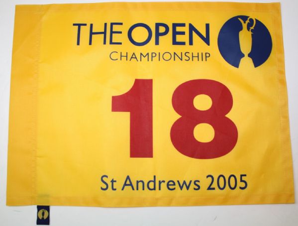 Lot of 2: 2005 The Open Championship Flag - St. Andrews