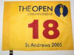Lot of 2: 2005 The Open Championship Flag - St. Andrews