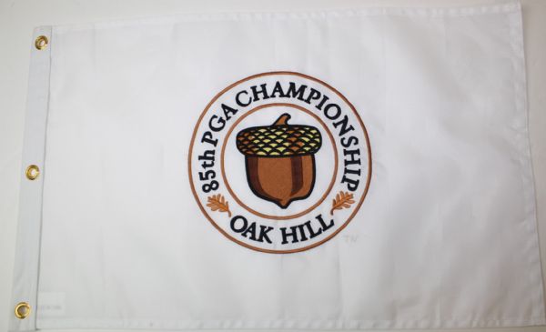Lot of 2: Embroidered 85th PGA Championship Flag - Oak Hill