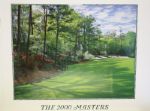Lot of 5: 2000 Masters Commemorative Poster - Depicting the 13th Hole