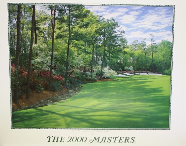 Lot of 5: 2000 Masters Commemorative Poster - Depicting the 13th Hole