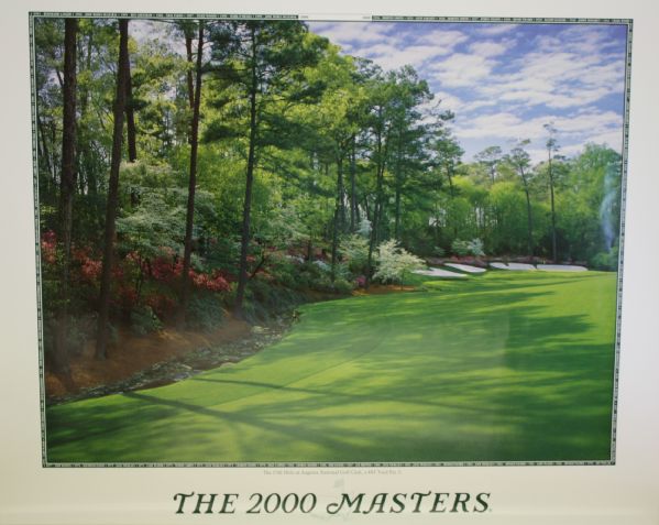 Lot of 5: 2000 Masters Commemorative Poster - Depicting the 13th Hole
