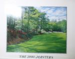 Lot of 5: 2000 Masters Commemorative Poster - Depicting the 13th Hole