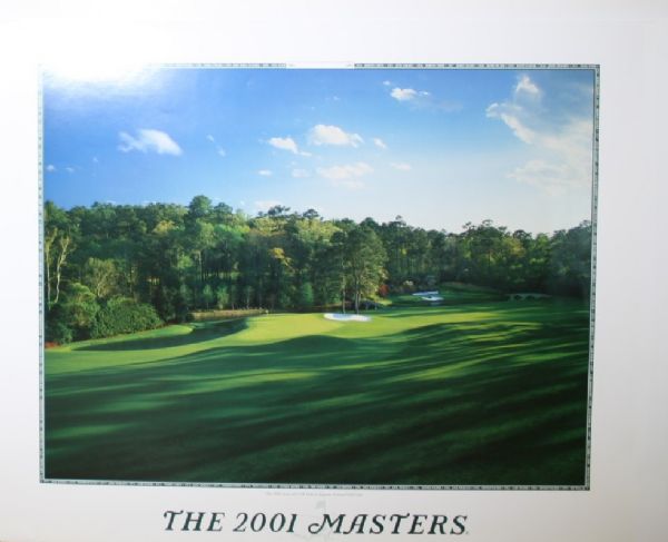 2001 Masters Commemorative Poster - Depicting the 11th Hole