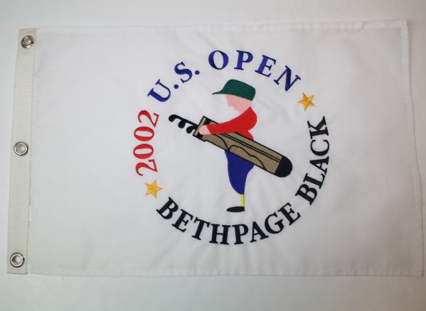 2002 US Open Bethpage Black Embroidered Flag