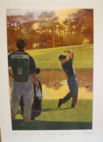 2000 The Players Championship Poster Limited Print - Depicting David Duval - Signed by Artist