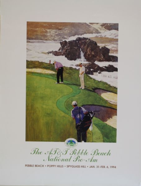 1994 AT&T Pebble Beach National Pro-Am Commemorative Poster