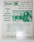 Arnold Palmer Signed Exhibition Program with Ticket