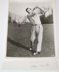 Johnny Revolta 8x10 Photo with Signed Cut