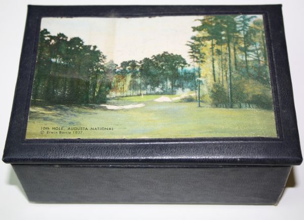 Vintage Augusta National Golf Ball Box