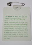 1982 Masters Badge - Craig Stadler Winner