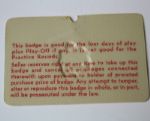 1974 Masters Badge - Gary Player Winner
