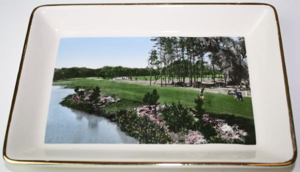 The Cloister Sea Island Golf, Ga Dish - Hand Colored by Delano Studios