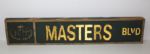 Unique Masters Blvd Wood Street Sign from Bay Hill Golf Course Community