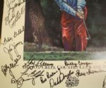 1993 Liberty Mutual Legends of Golf Poster Signed by Field Incl. De Vincenzo, Thomson, Palmer