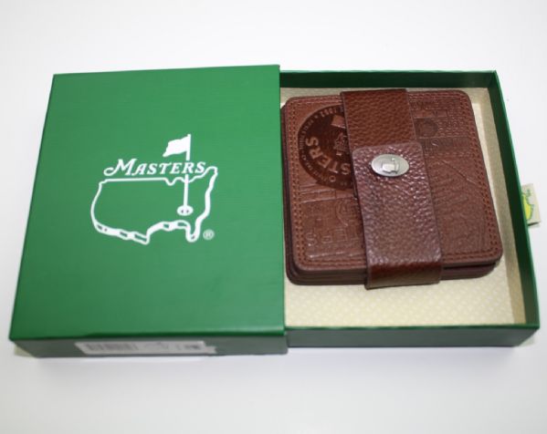Augusta National Members Leather Badge Coasters Set of 4