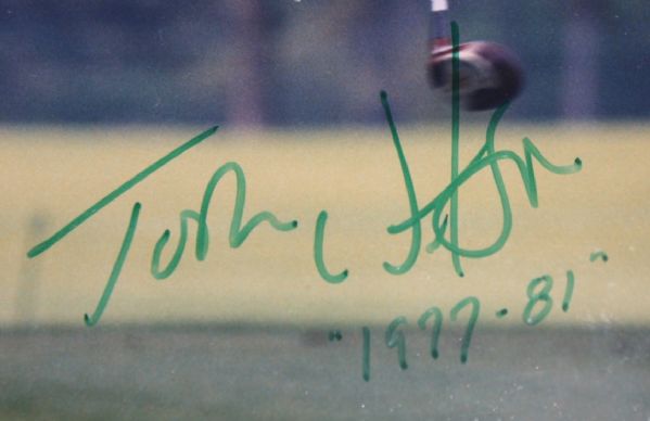 Tom Watson Deluxe Framed 8x10 with Masters Wins 1977-1981 Notation JSA COA