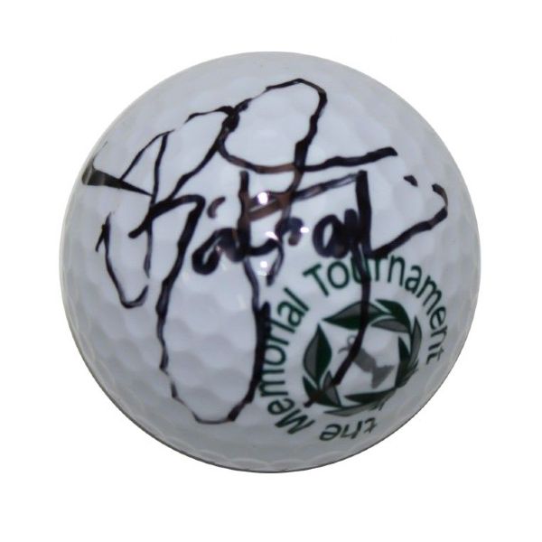 Rickie Fowler Signed Memorial Golf Ball JSA COA