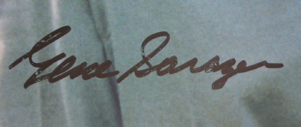 Gene Sarazen Signed 8x10 JSA COA