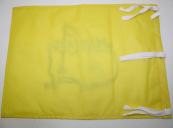 Jack Nicklaus Signed Undated Masters Flag JSA COA