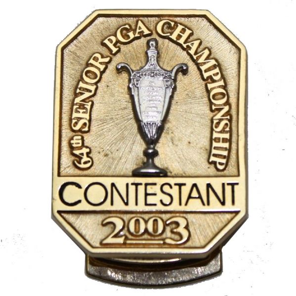 2003 Senior PGA Contestant Money Clip - David Eger