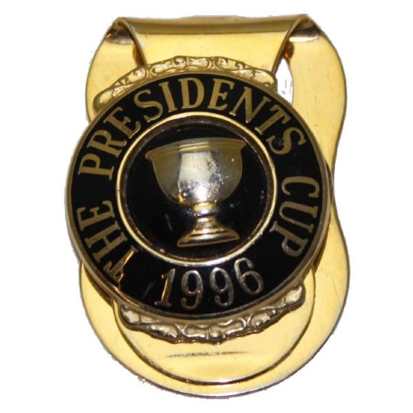 1996 Presidents Cup Money Clip - David Eger