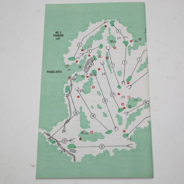 1986 Masters Spec Guide Signed by Jack Nicklaus JSA COA