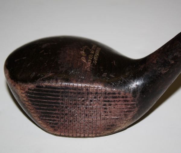 Wilson Sam Snead Greenbrier 1930s Driver-Model SS Reg No 4250- with Original Shaft and Grip