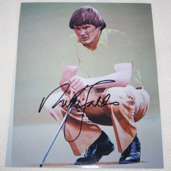 Nick Faldo Signed 8x10 Photo-Unimprovable Autograph "A perfect "10"- JSA COA