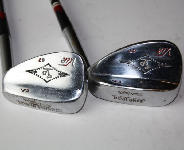 Lot of 2 MacGregor Clubs: Sand Iron and Pitching Wedge (33)