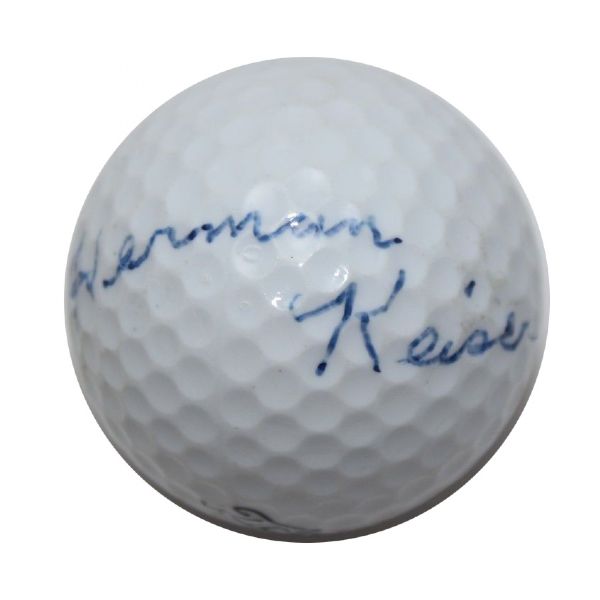 Herman Keiser Signed Golf Ball JSA COA