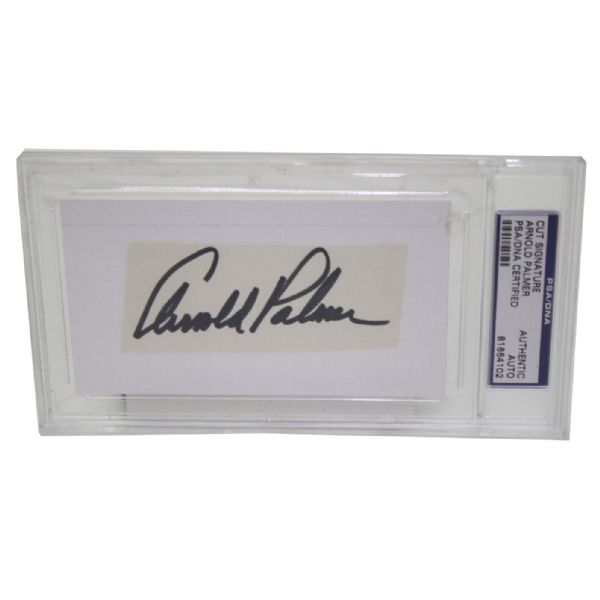 Arnold Palmer Cut Signature - PSA/DNA Slabbed - 81664102 