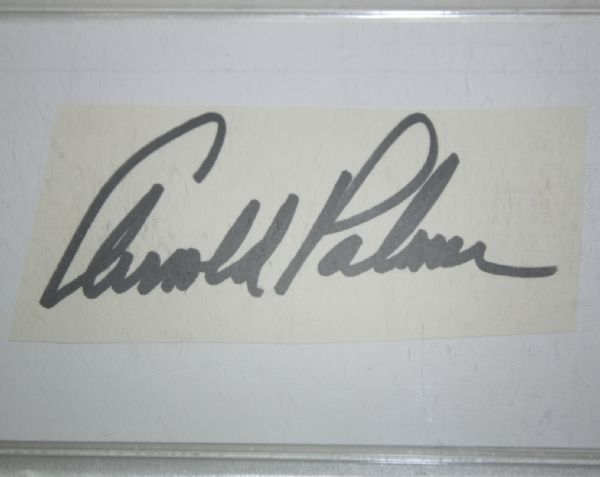Arnold Palmer Cut Signature - PSA/DNA Slabbed - 81664102 