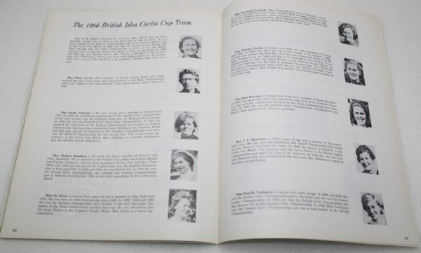 1966 U.S. Amateur Women's Golf Program  
