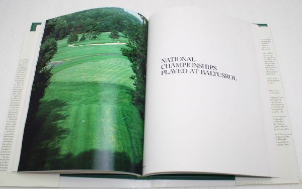 1985 Baltusrol Golf Club Book  