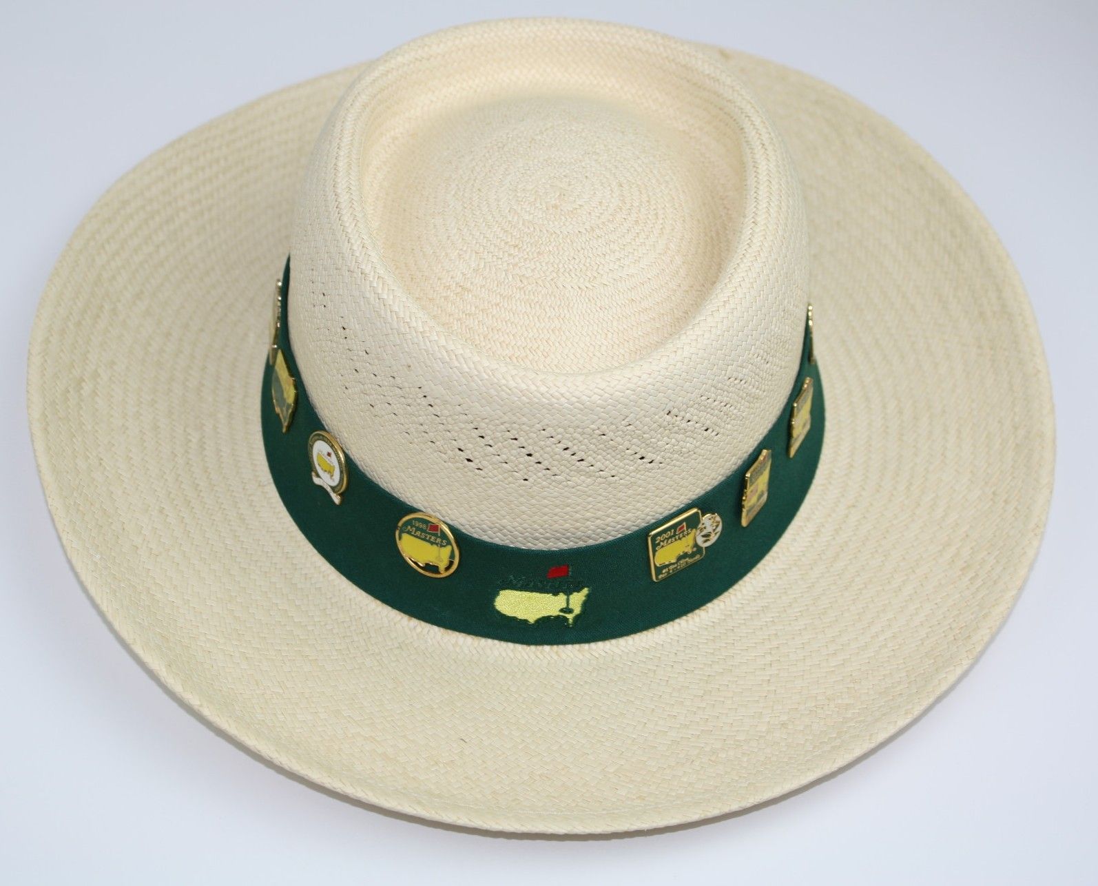 masters straw golf hat