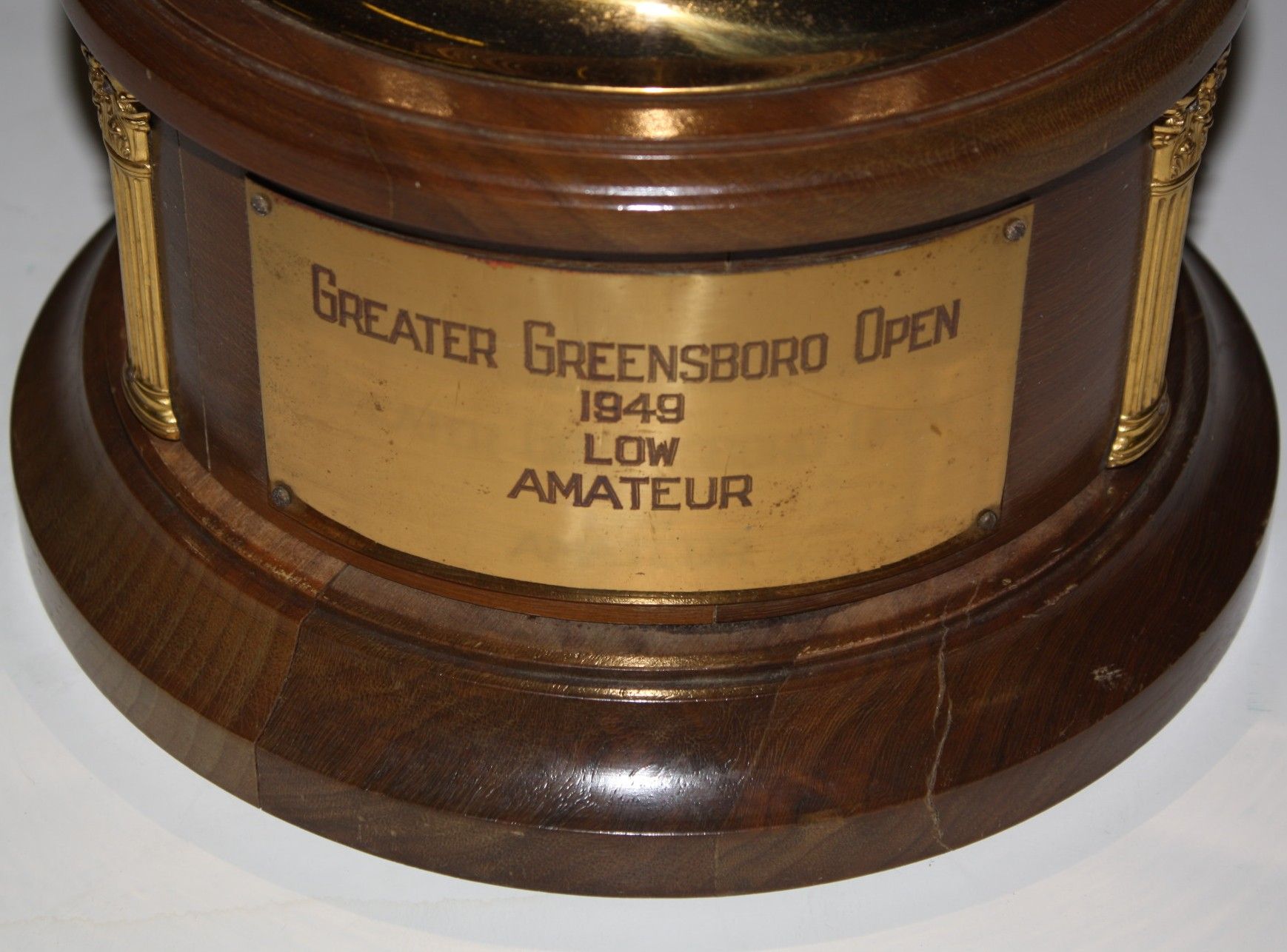 Lot Detail - 1949 Greater Greensbroro Open Low Amateur Trophy-Frank